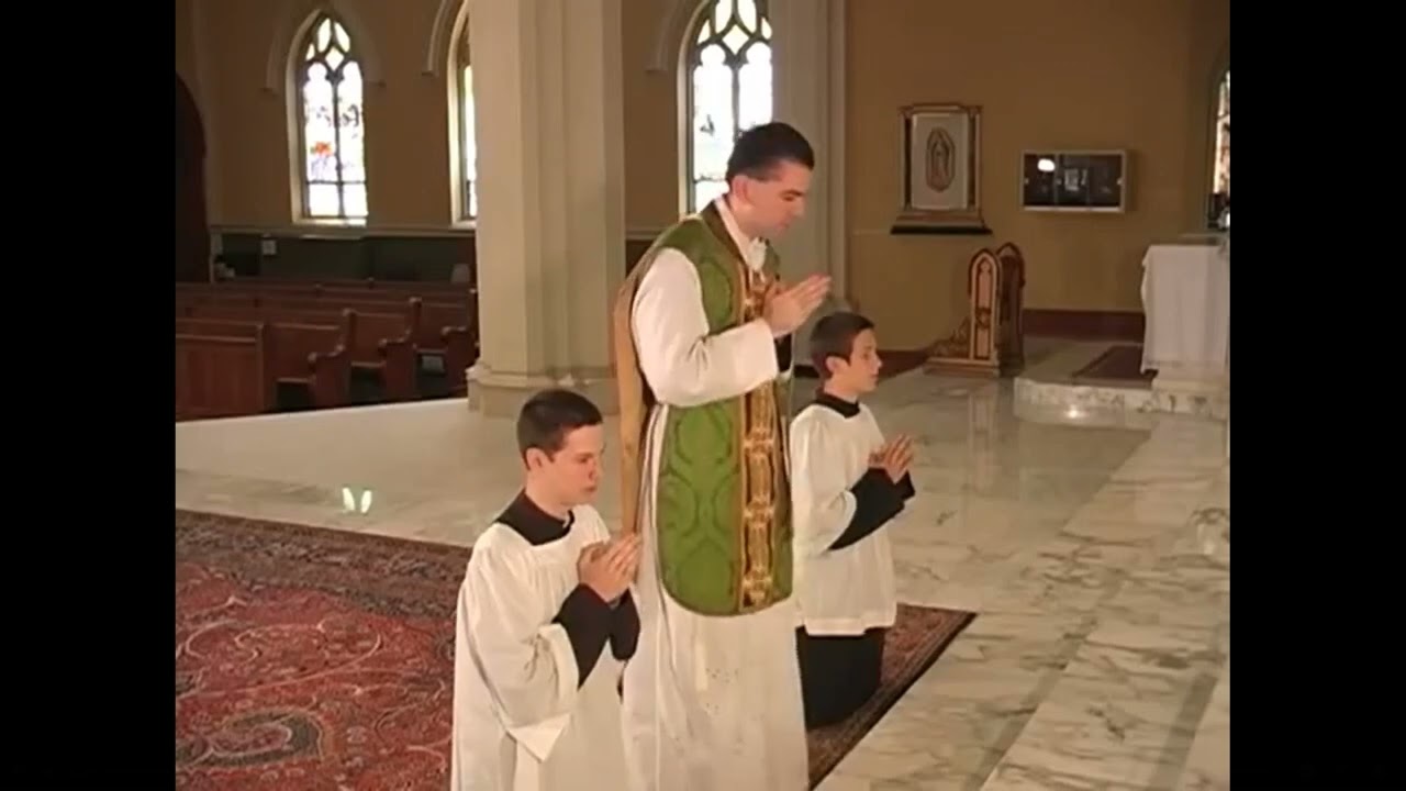 Misa Tradicional Rezada - Entrenamiento para acólitos