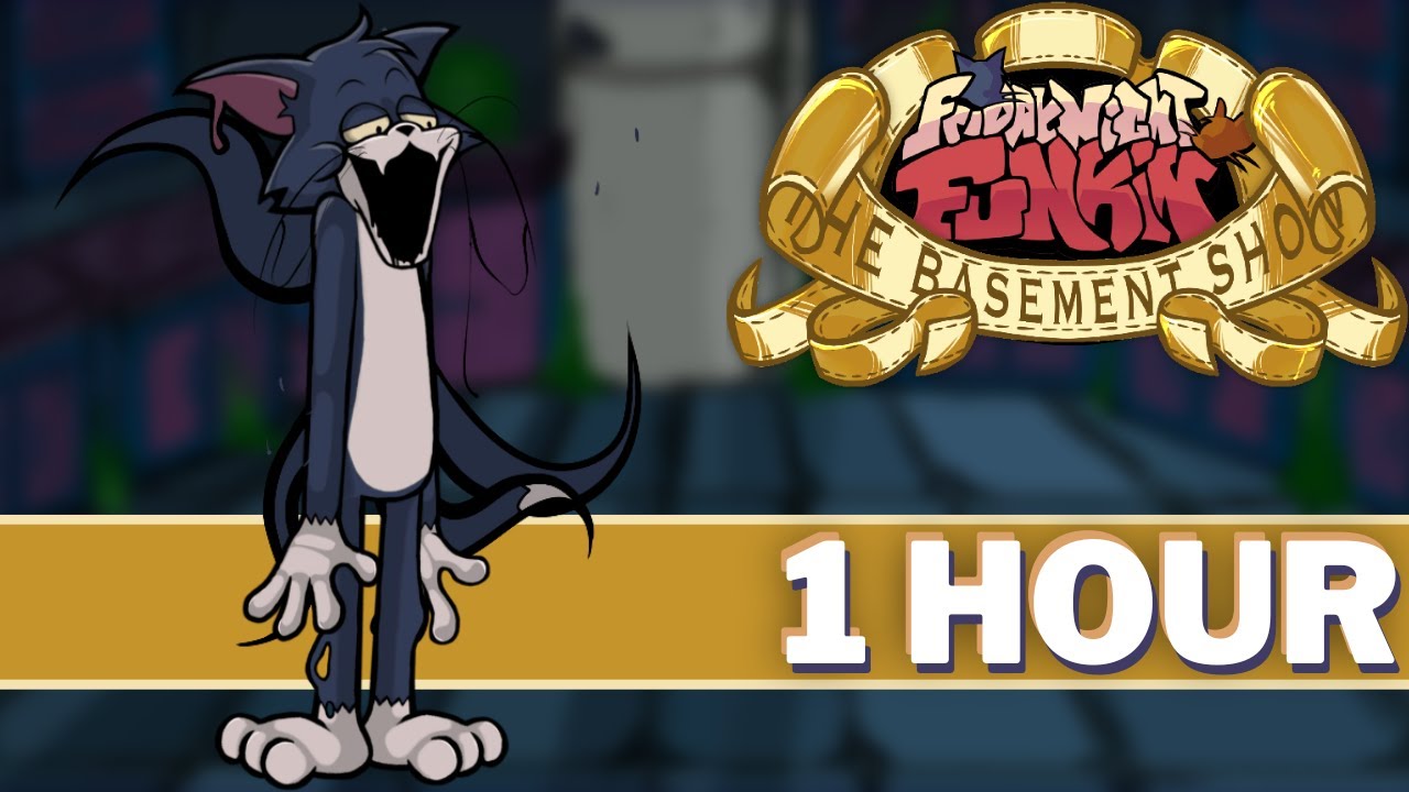 INVADE - FNF 1 HOUR Perfect Loop (VS Jerry Tom's Basement Show 2.0 Tom & Jerry Creepypasta)