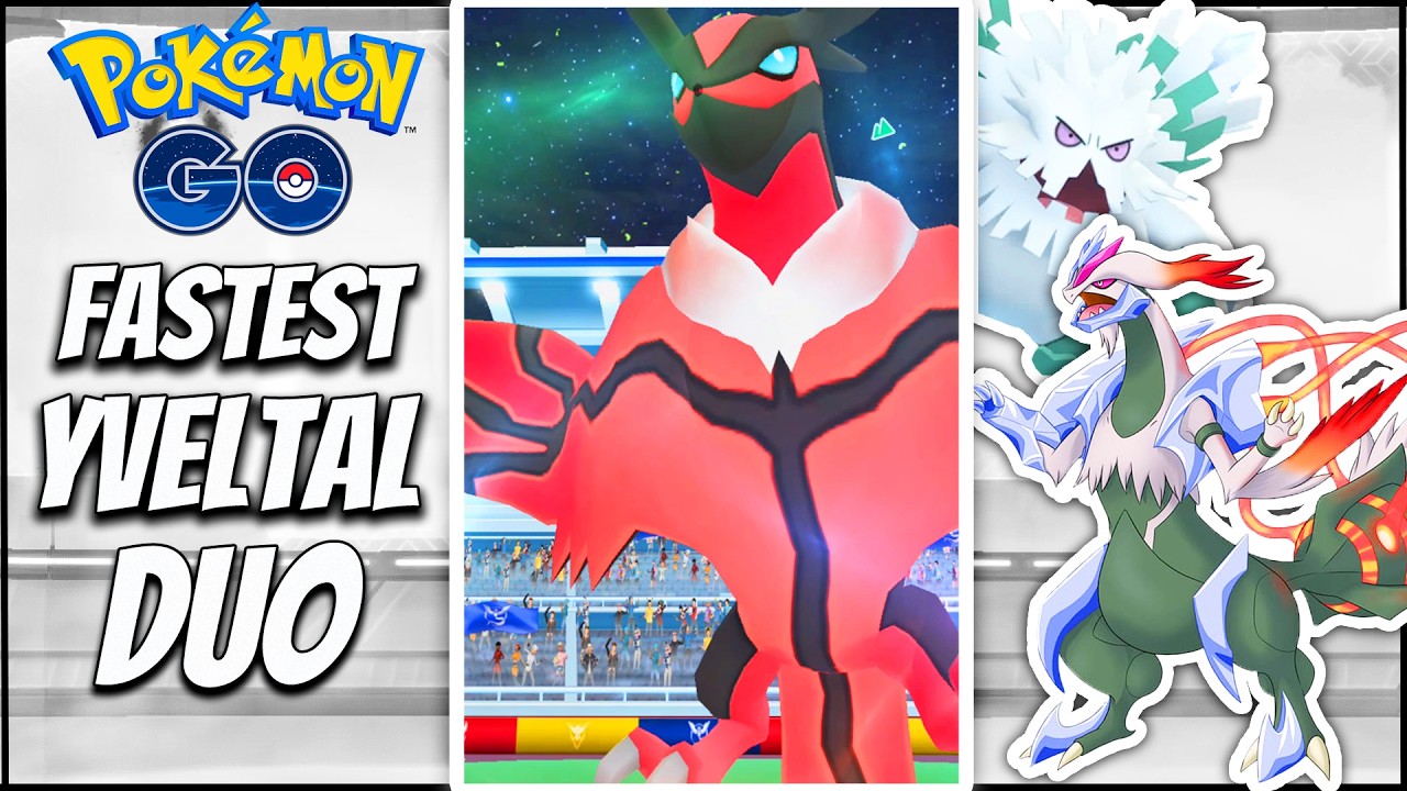 Fastest Yveltal Duo with 90 secs remaining, No 🗡️, No WB, Gust/ Dark Pulse || Pokemon go||