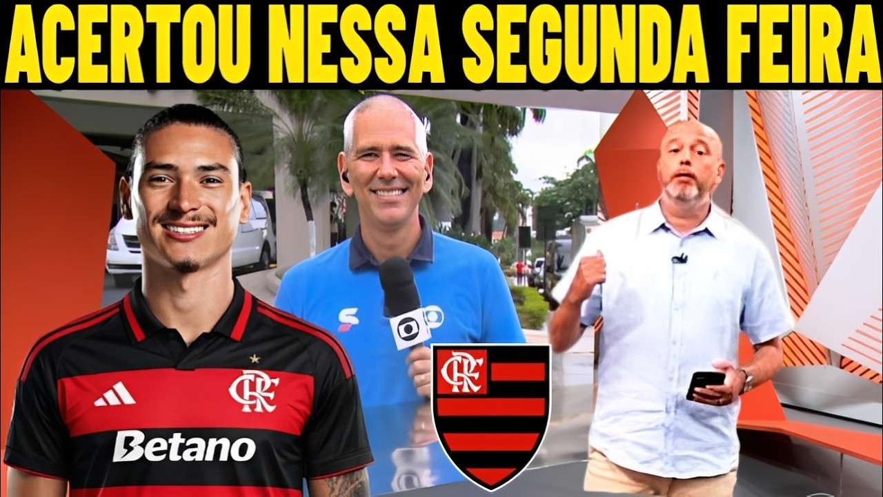 GLOBO ESPORTE FLAMENGO (16022026) DARWIN NÚNEZ CHEGANDO NO FLAMENGO DIRETORIA CONFIRMOU INTERESSE