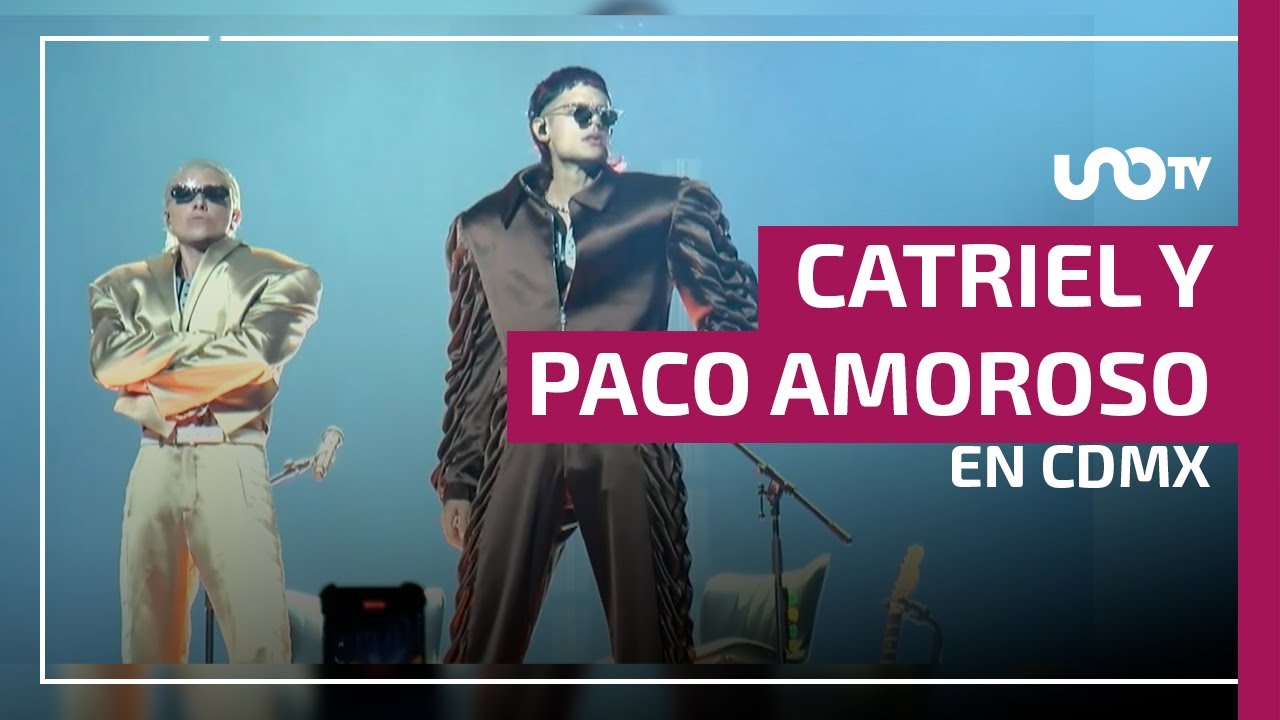 Catriel y Paco Amoroso llegan a CDMX con su mezcla de trap, pop, hip hop y electrónica