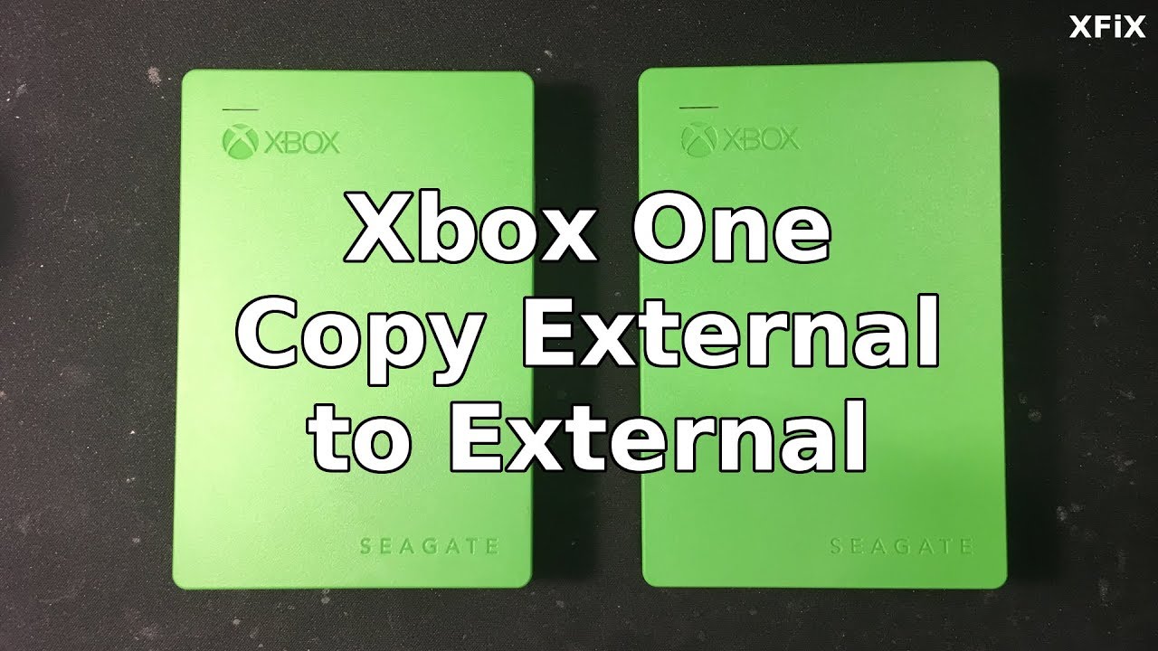 Xbox One Copy an External USB Hard Drive to Another