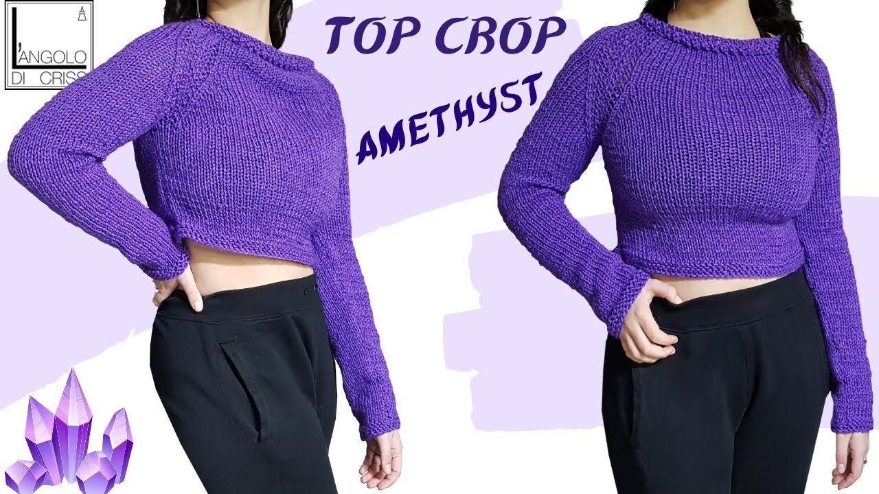 TUTORIAL top crop ai ferri "AMETHYST"