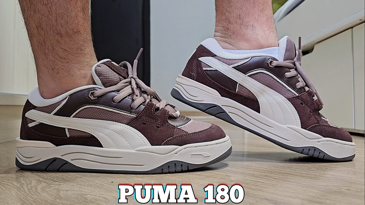 Review Do Tênis Puma 180 Marrom | Demonstração No Pé | On Feet | Tênis Casual/Dia a Dia