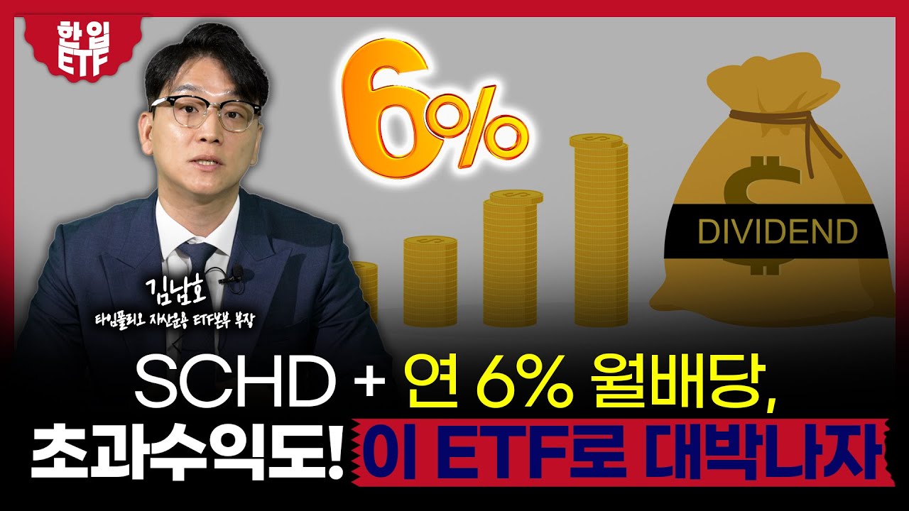 지금까지의 배당은 잊어라! 월중배당 6% + 수익까지 담은 ETF｜매달 월급주는 이 ETF! 美 증시 투자+연 6% 배당 주목｜김남호 ETF본부 부장｜타임폴리오자산운용｜한입ETF