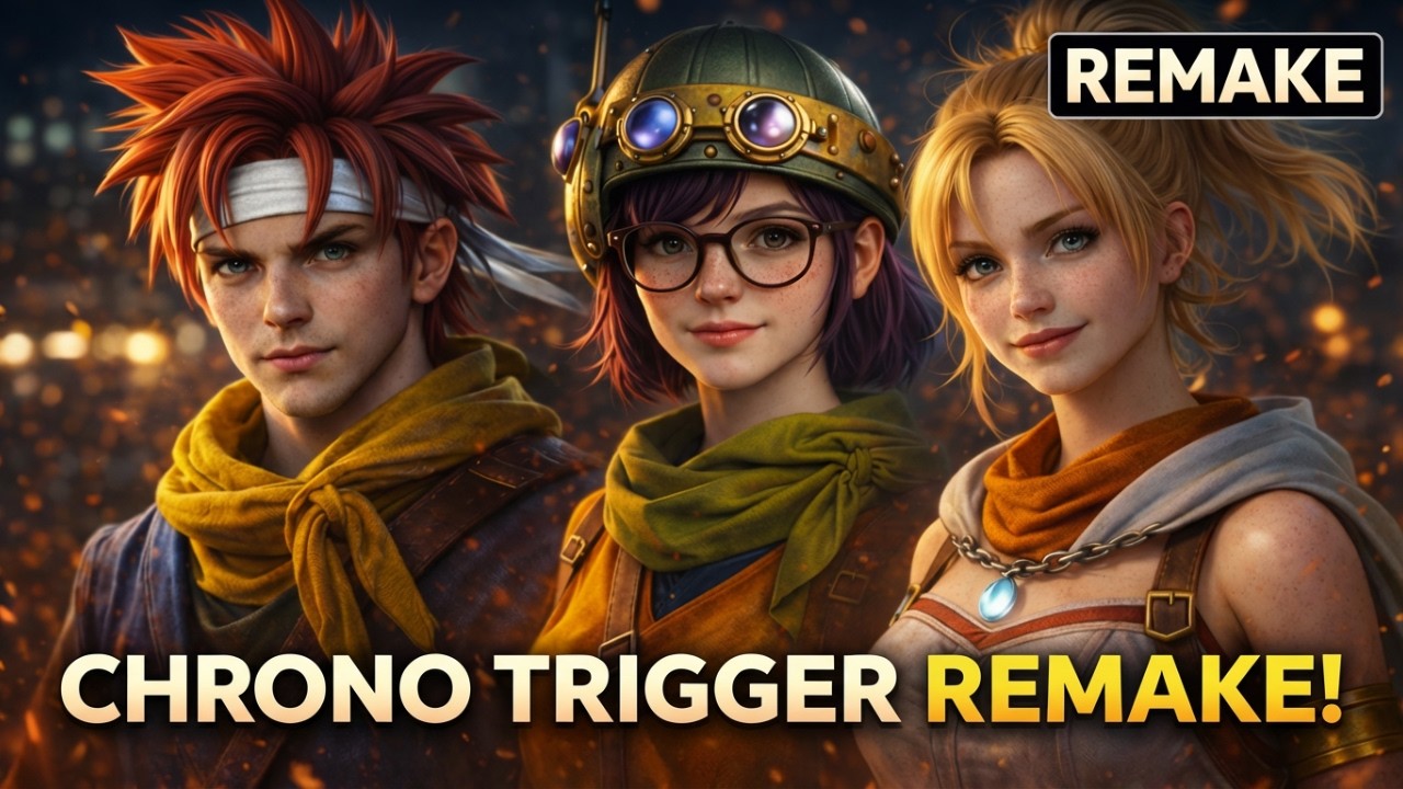 Chrono Trigger 2026: ремейк на Unreal Engine 5: реалистичные персонажи и эпическая новая музыка.