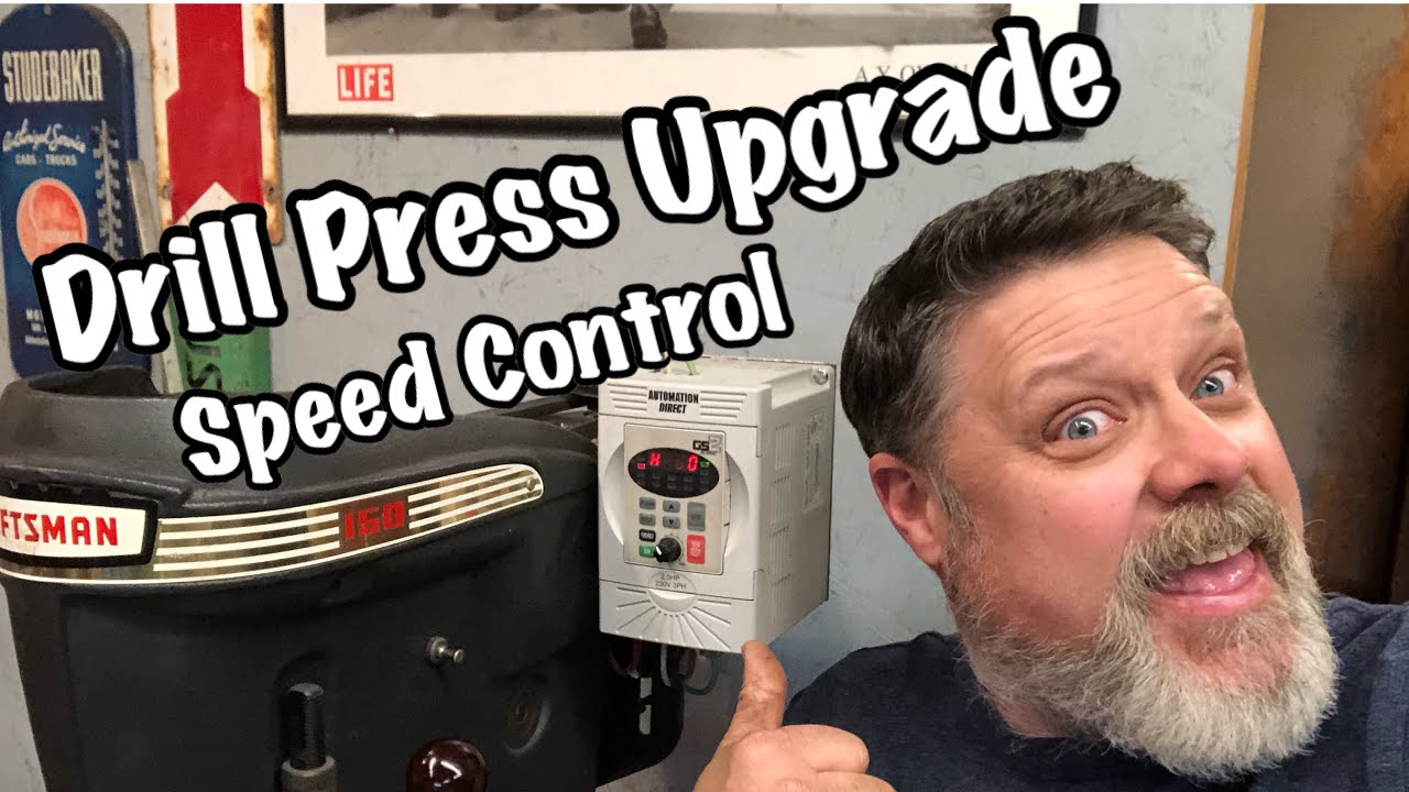 Модернизация сверлильного станка #drillpress #hotroddad # frequencydrive