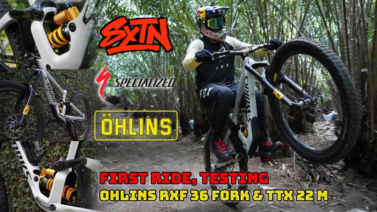 FIRST RIDE, TESTING OHLINS RXF 36 FORK & TTX 22 M