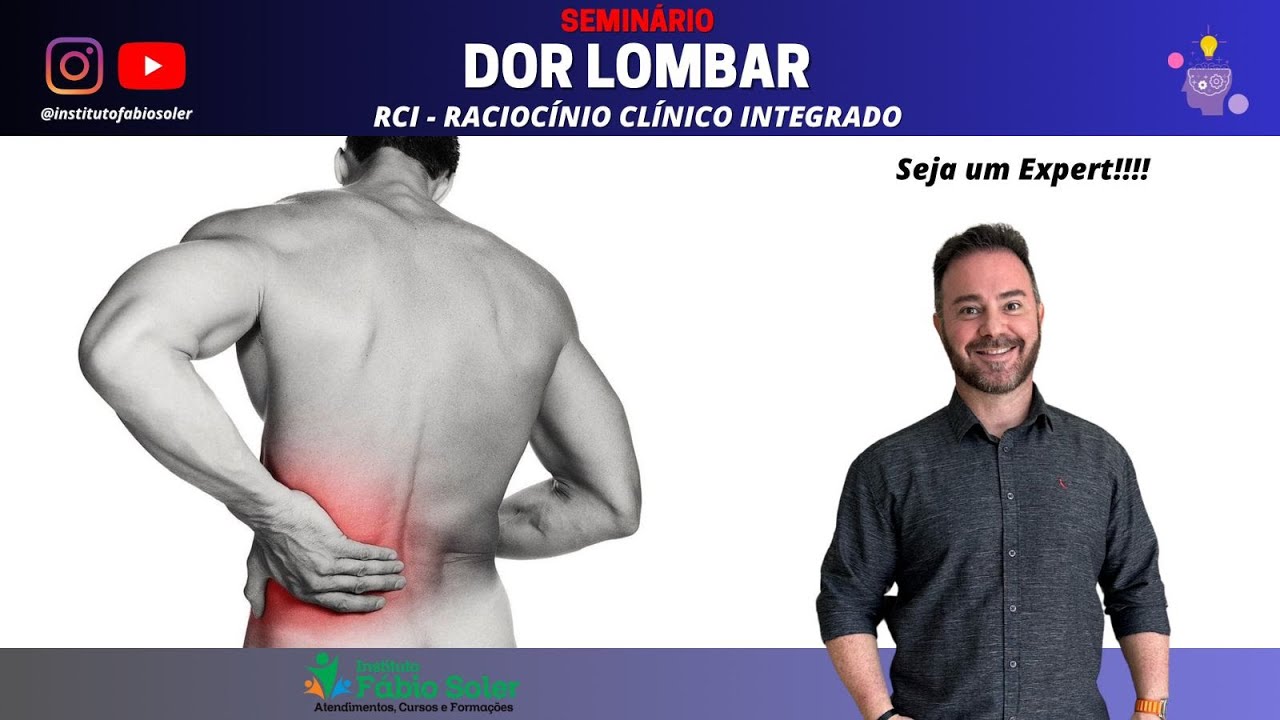 Sua prática clínica nunca mais será a mesma no TRATAMENTO DA DOR LOMBAR