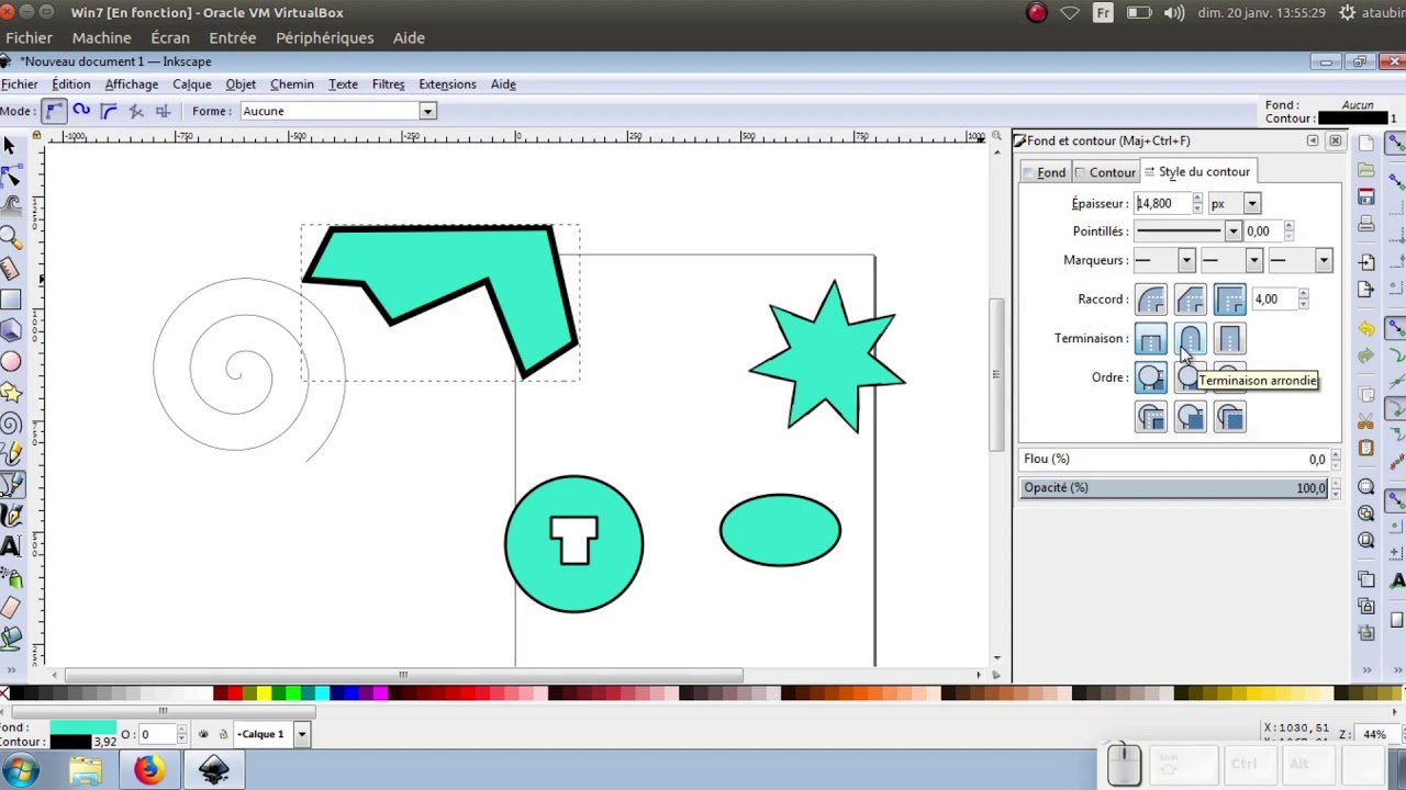Tuto vidéo : Présentation de l'interface et des outils d'Inkscape