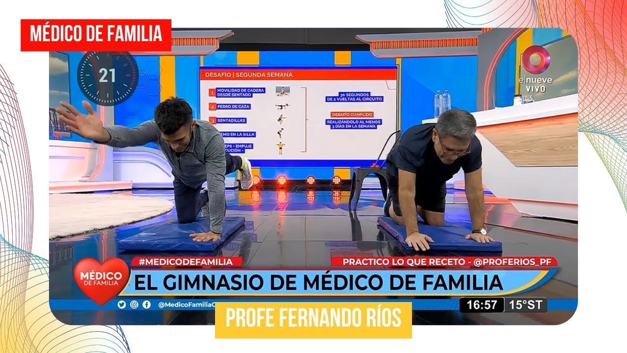 Ejercicios para una rutina sostenible 2 | Médico de familia | Dr. Jorge Tartaglione | Profe Fer Ríos