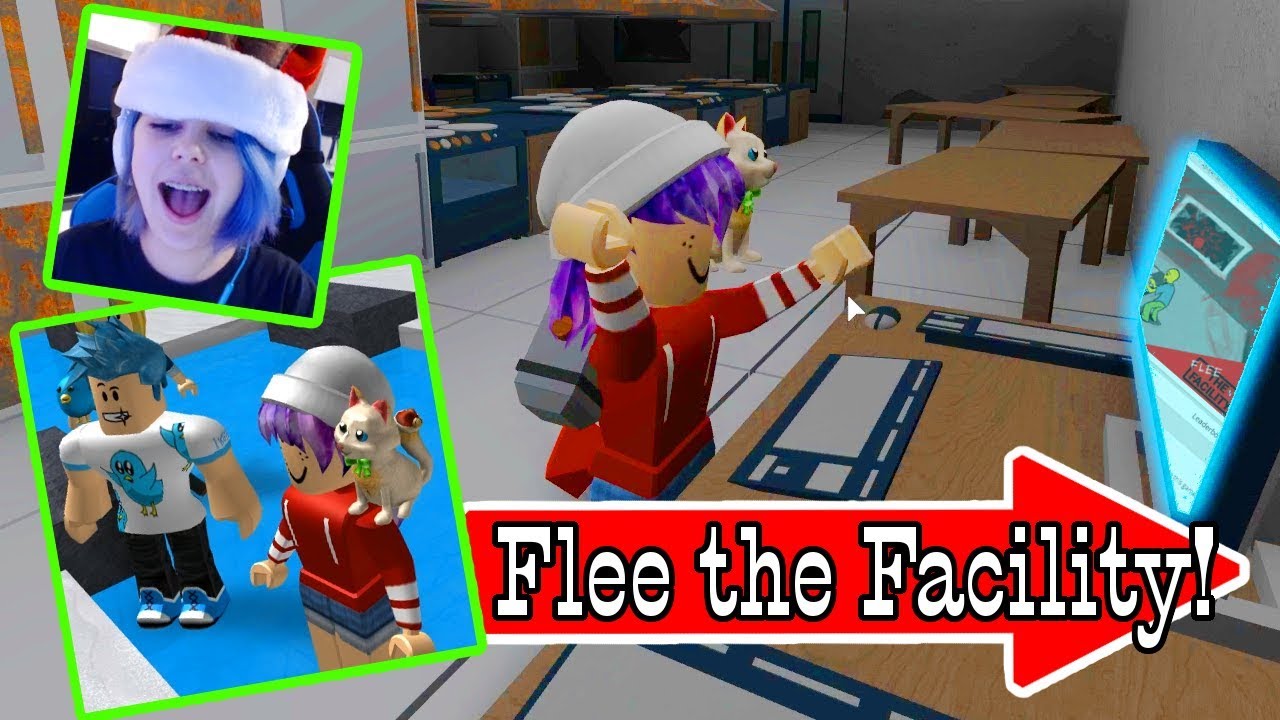 HACK FOR ROBUX IN ROBLOX FLEE THE FACILITY | RADIOJH GAMES & GAMER CHAD