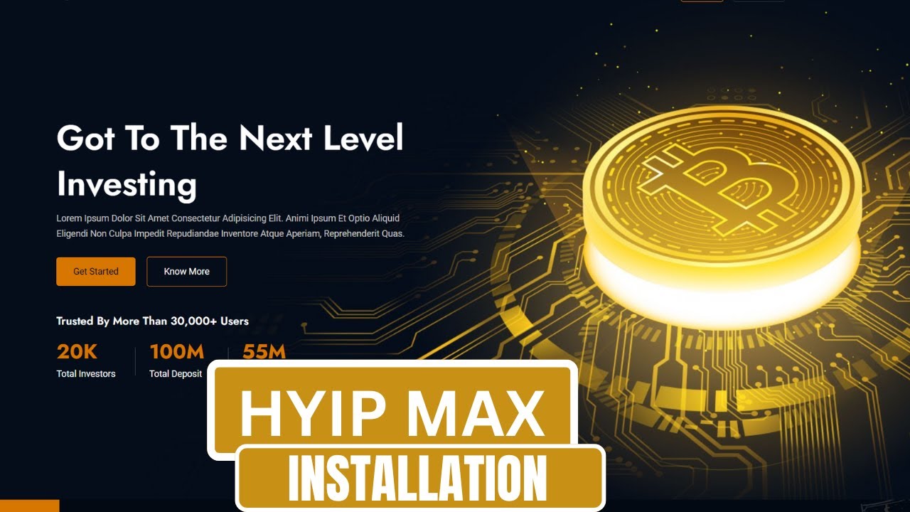 HYIP MAX – Руководство по установке высокодоходной инвестиционной платформы | Руководство по наст...