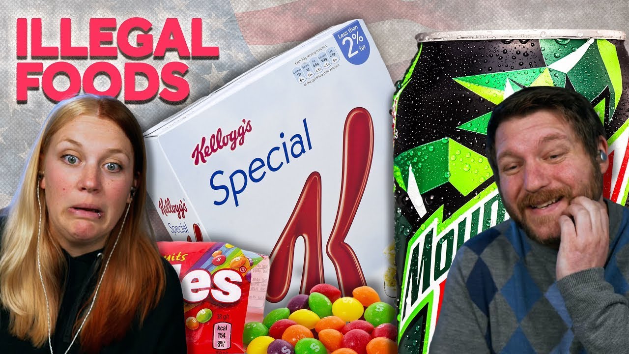 American Couple Reacts to American Foods That Are Banned In Other Countries