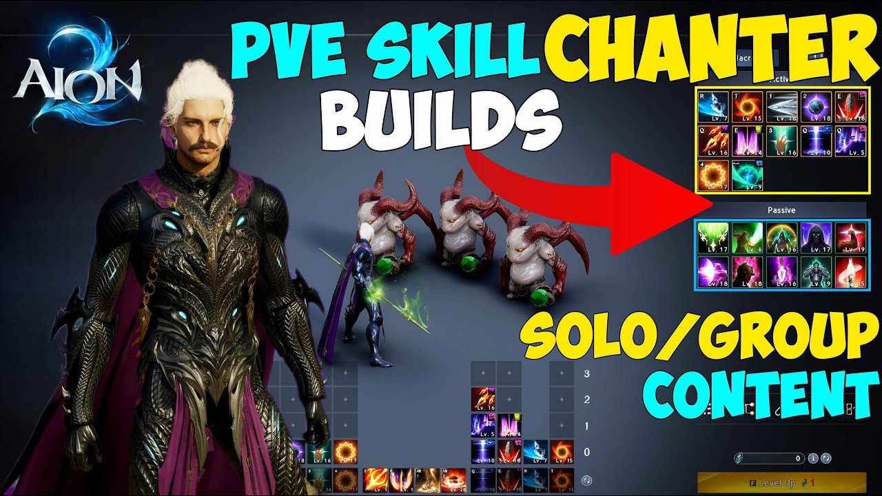 Руководство по PvE для персонажа класса Чантер в AION 2 – лучшие билды навыков и стигм для одиноч...