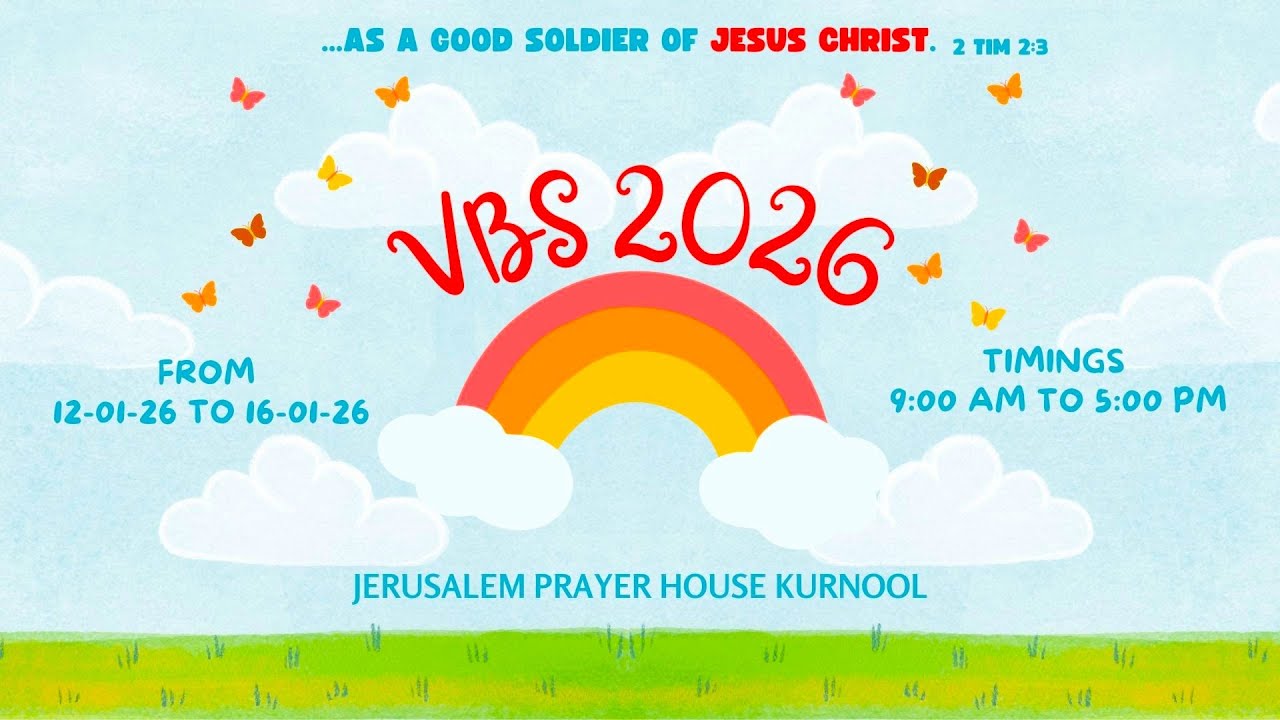 || VBS-2026 || DAY-4 || MORNING SESSION || 15-01-2026 || JERUSALEM PRAYER HOUSE KURNOOL ||