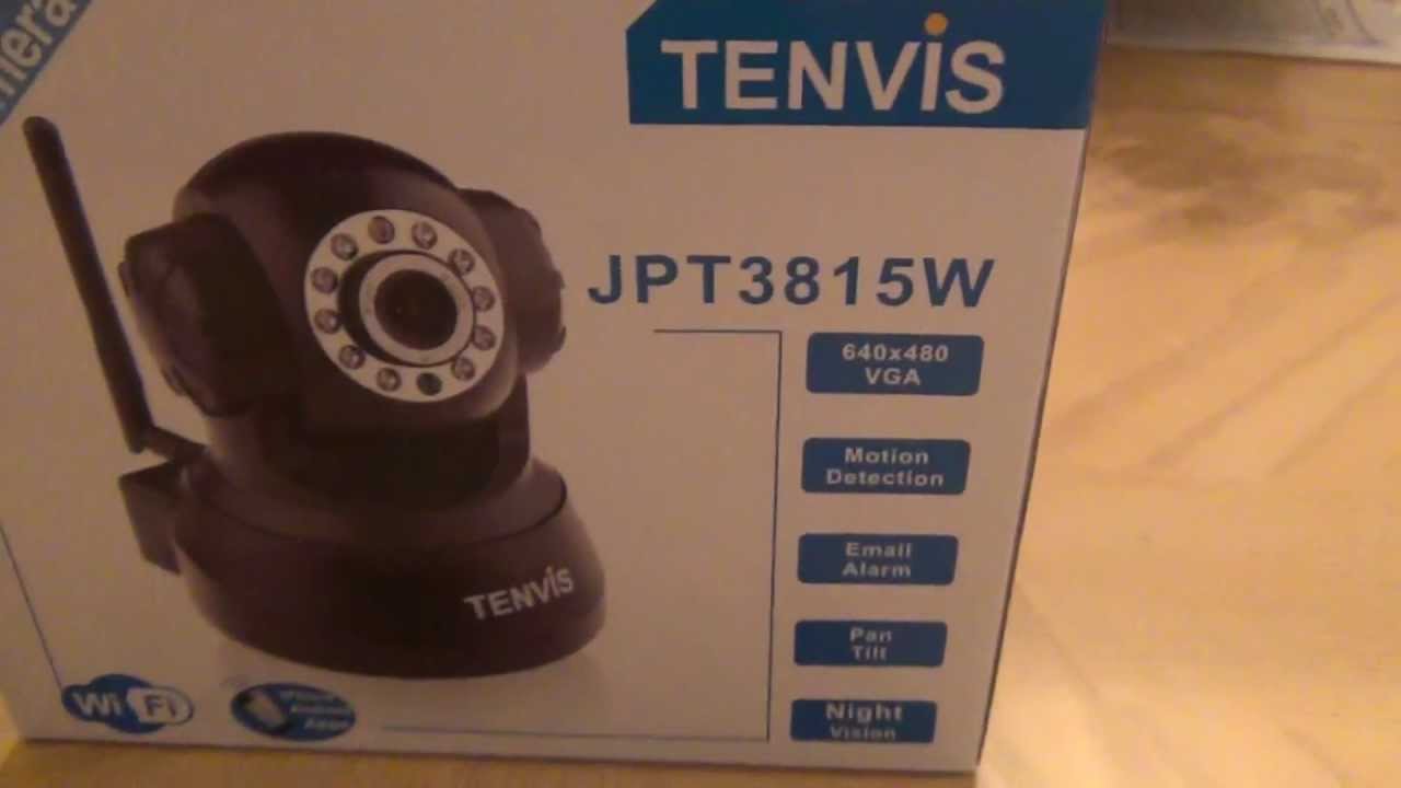 Unboxing the Wireless IP Camera TENVIS JPT3815W