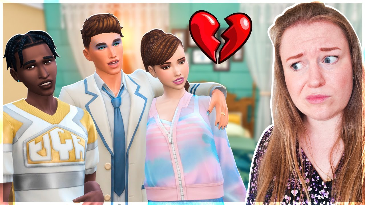TREKANTSDRAMA I HIGH SCHOOL! | Sims 4: Gymnasieår