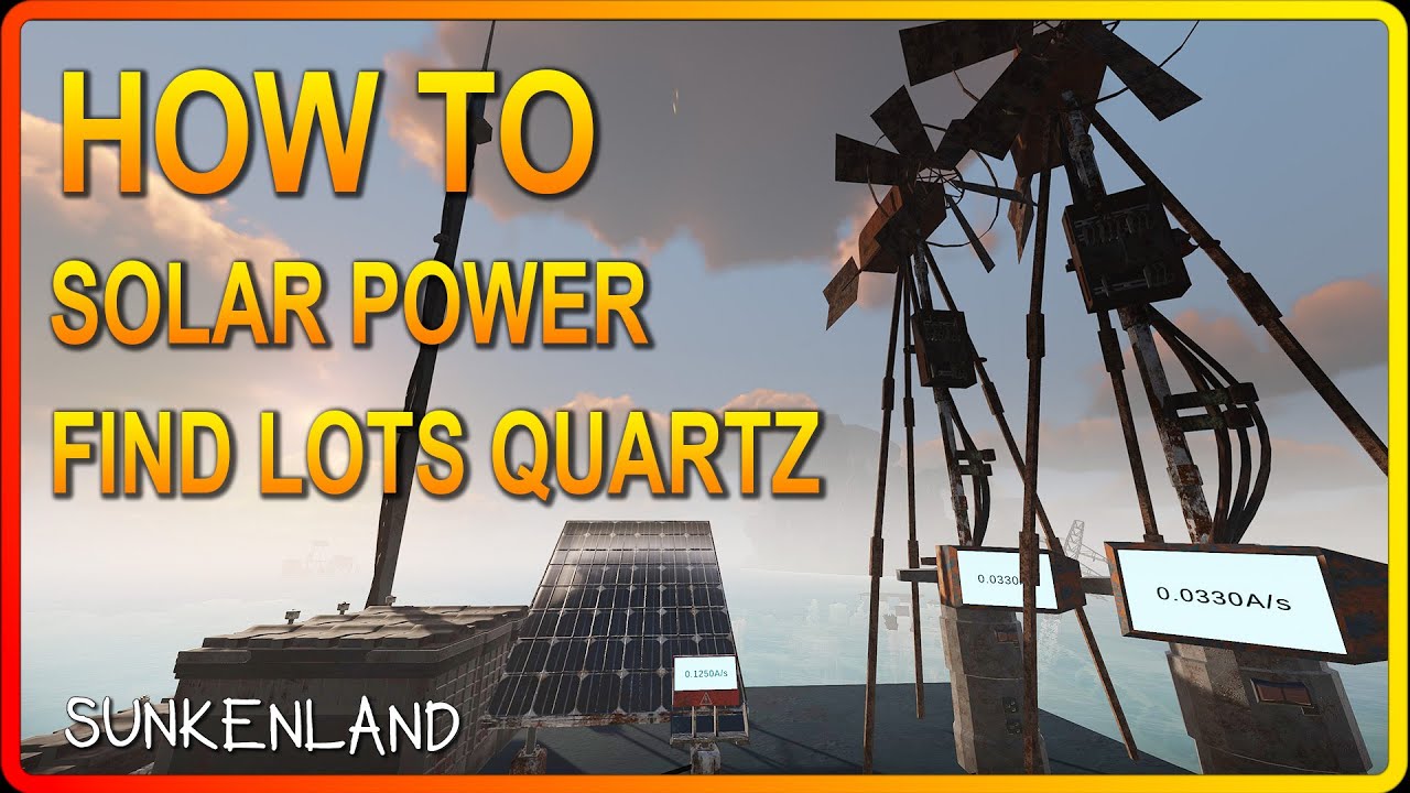 Discovering Quartz And Building A Solar Power Station In Sunkenland! | Ep22