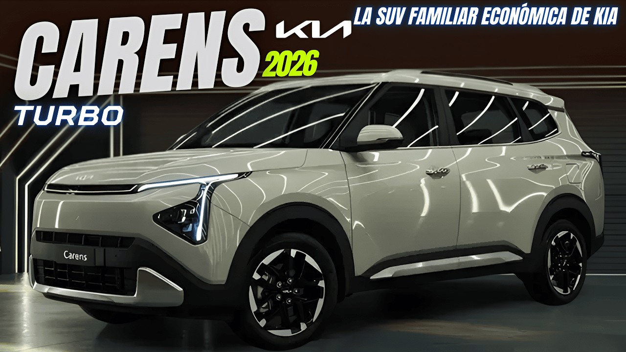 KIA CARENS 2026 llega a LATAM: el SUV  7 PUESTOS + diseño, + tecnología y seguridad.👍🏻