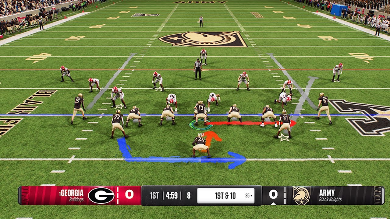 Full Triple Option Gameplay! | College Football 25