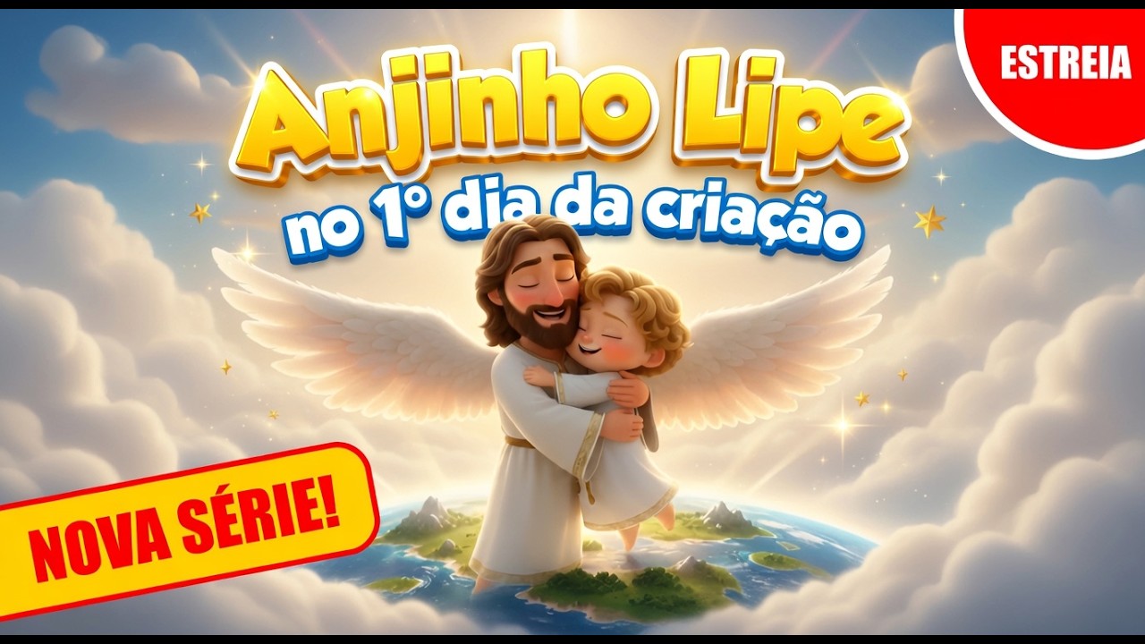 ANJINHO LIPE NO PRIMEIRO DIA DA CRIAÇÃO DO MUNDO # MÚSICAS BÍBLICAS.