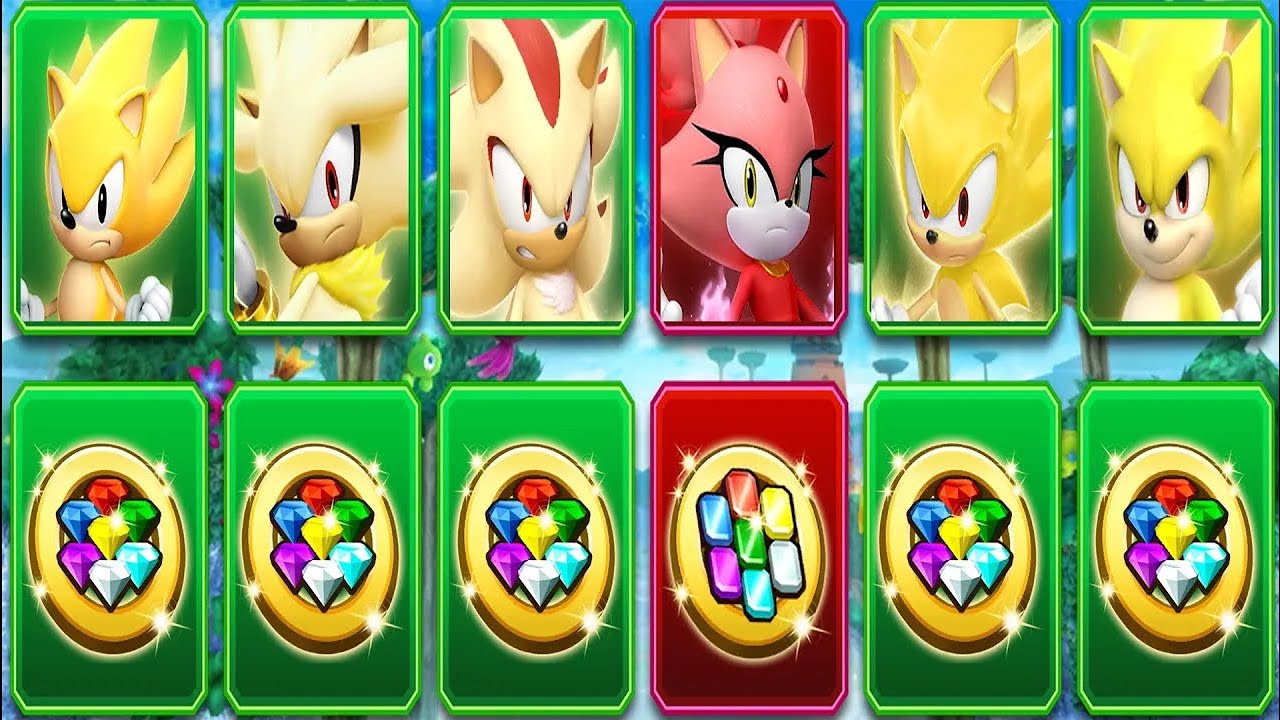 Sonic Forces All Supers Characters Battle - Super Form Boost Buff - Perfect Battle Movie Super Sonic