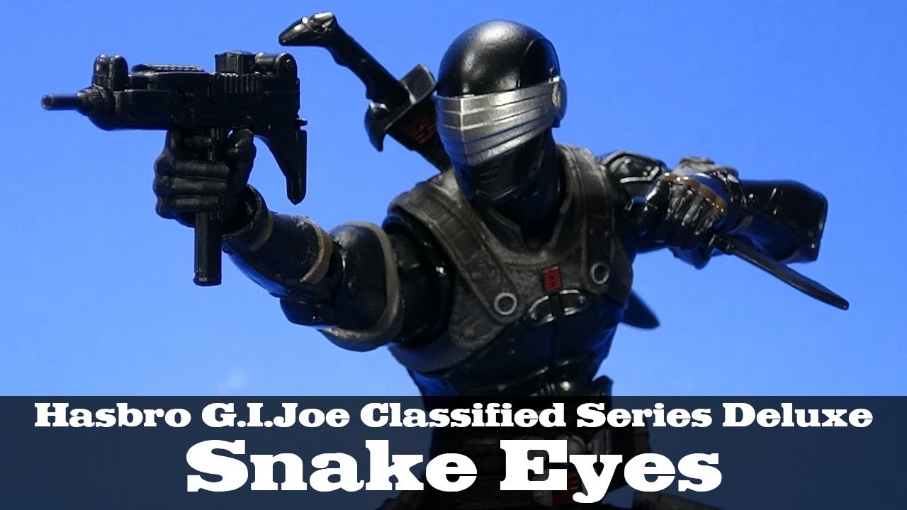 G.I.Joe Snake Eyes Hasbro Pulse Exclusive Deluxe Classified Series Action Figure Review