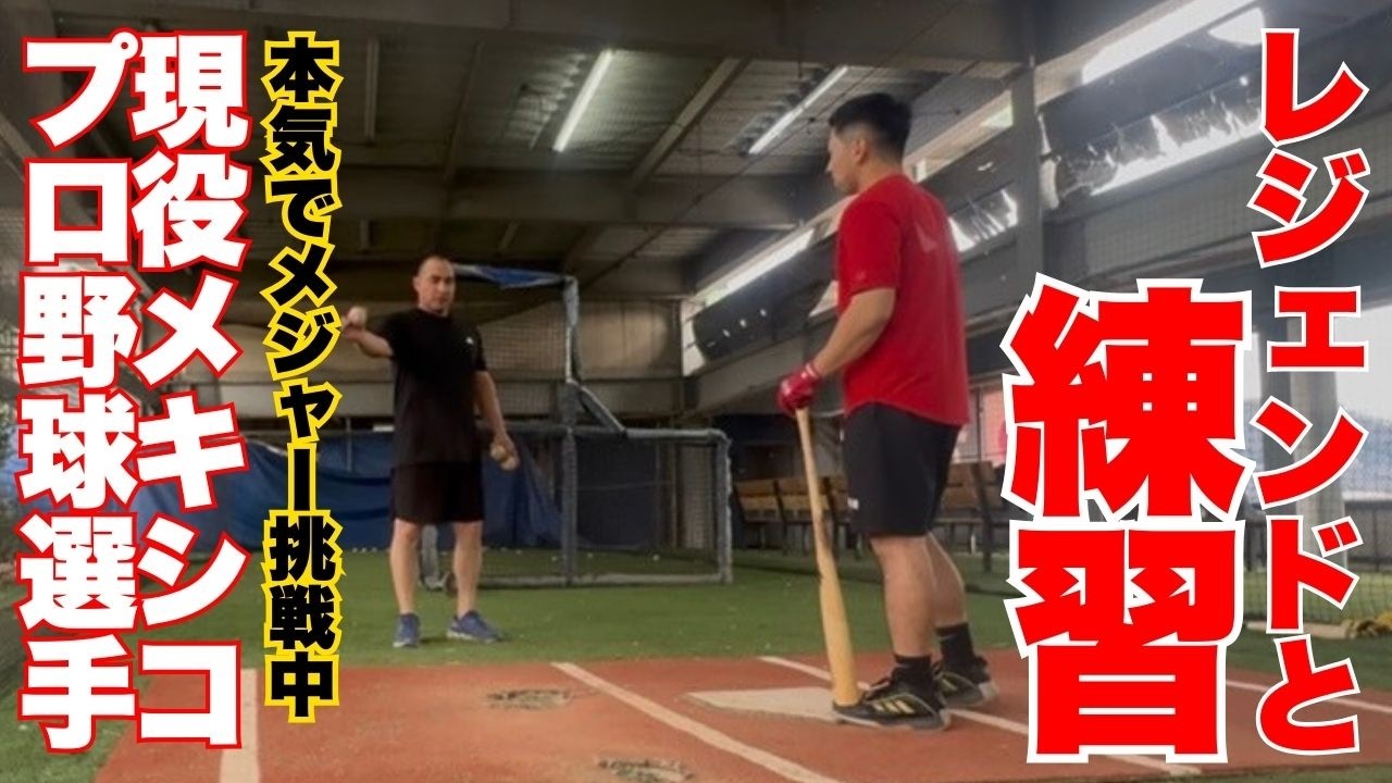 【VLOG】#17 メキシコレジェンドJosé Amadorさんとバッティング練習。タコスの食べ方も！MLB目指すメキシコプロ野球選手の開幕準備【太刀岡蓮】