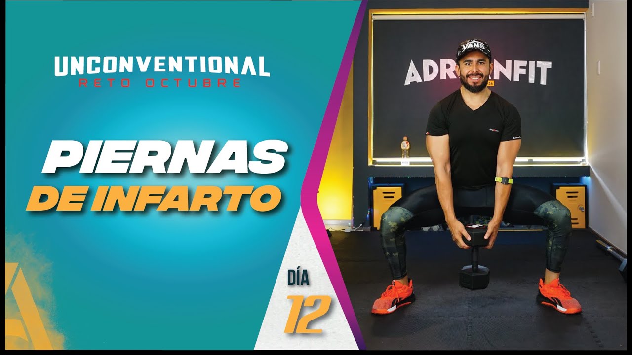 Rutina de PIERNAS Y GLUTEOS en Casa  | Piernas de Infarto  🔥 Reto Unconventional ✅ día 12