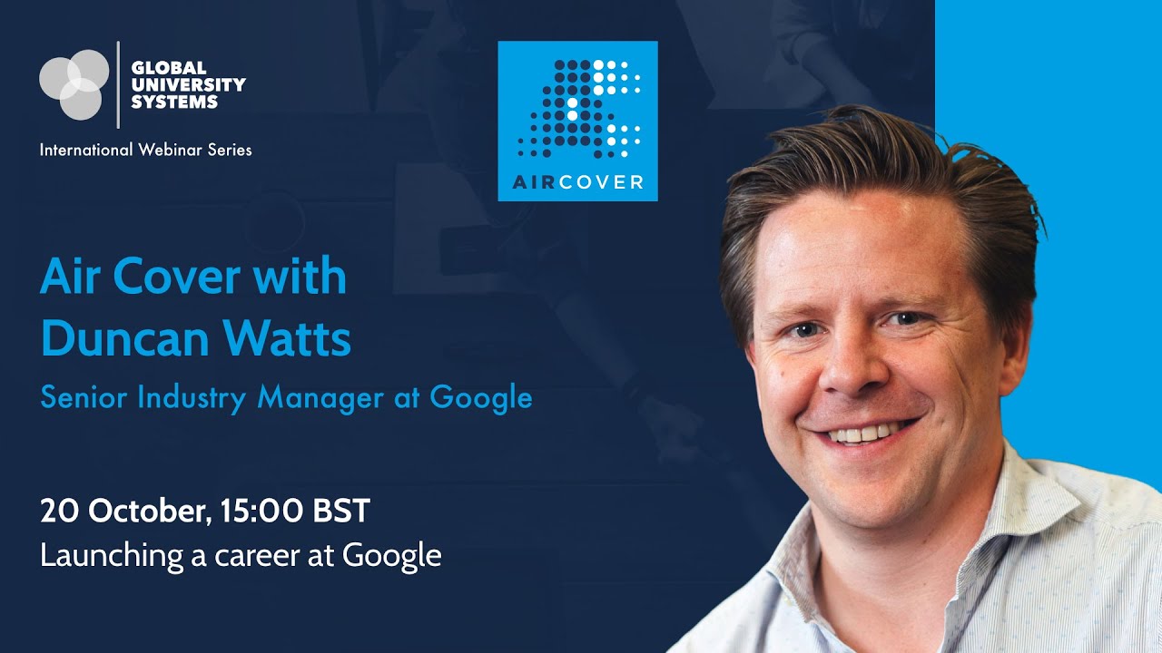 ‘Launching a career at Google’ with Duncan Watts