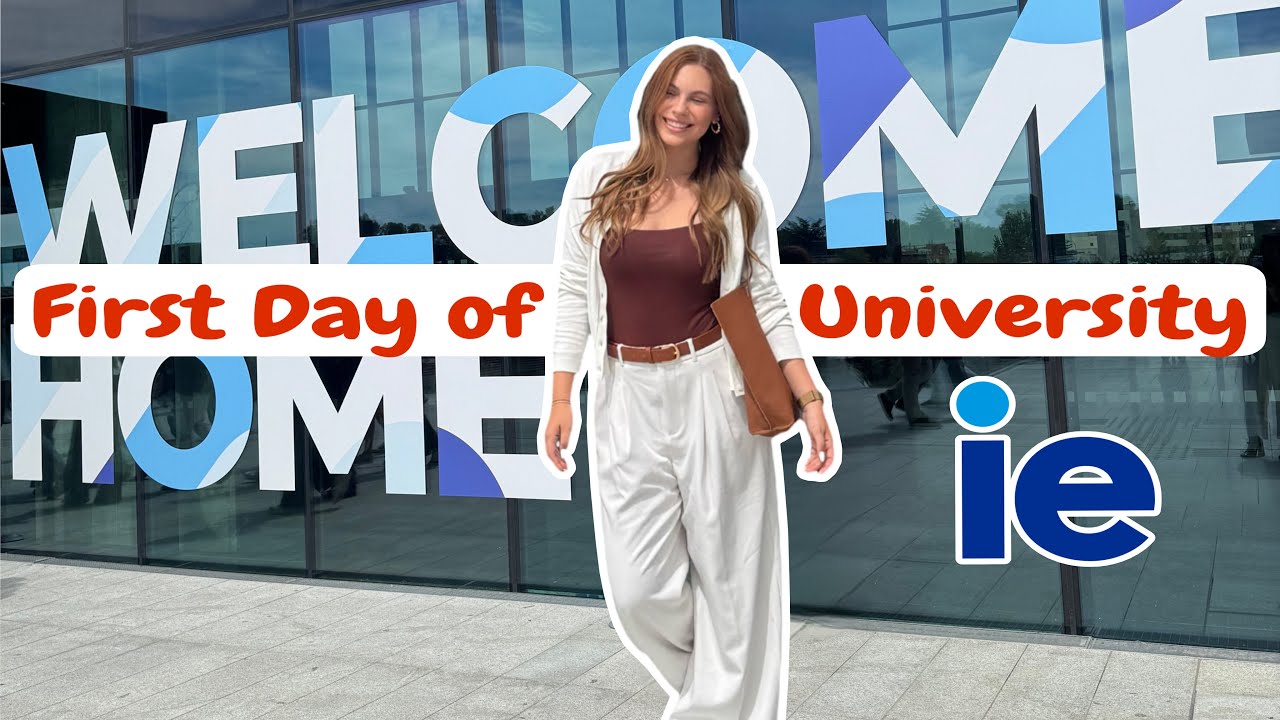 FIRST DAY OF UNIVERSITY 💙 *freshman year at IE university*/@ErikaDoumbova