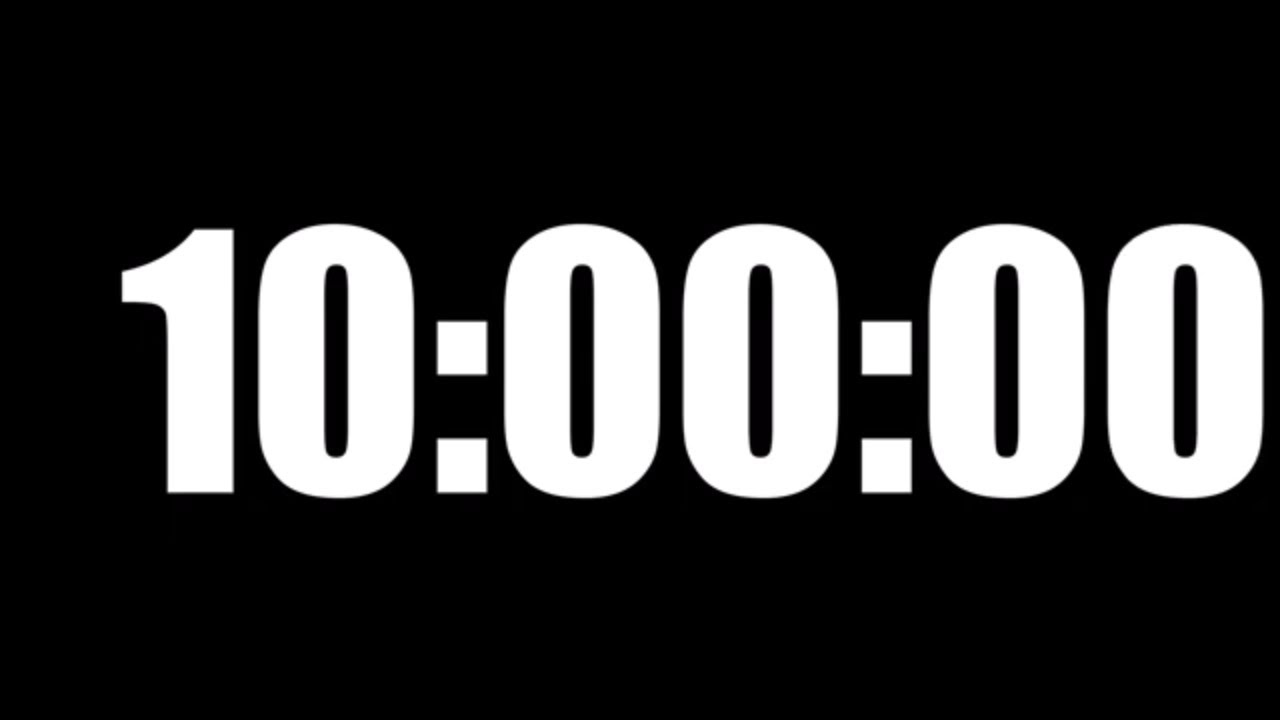 Đồng hồ đếm ngược 10 giờ | 10 hours countdown timer | TS.BS.Vũ Duy Kiên