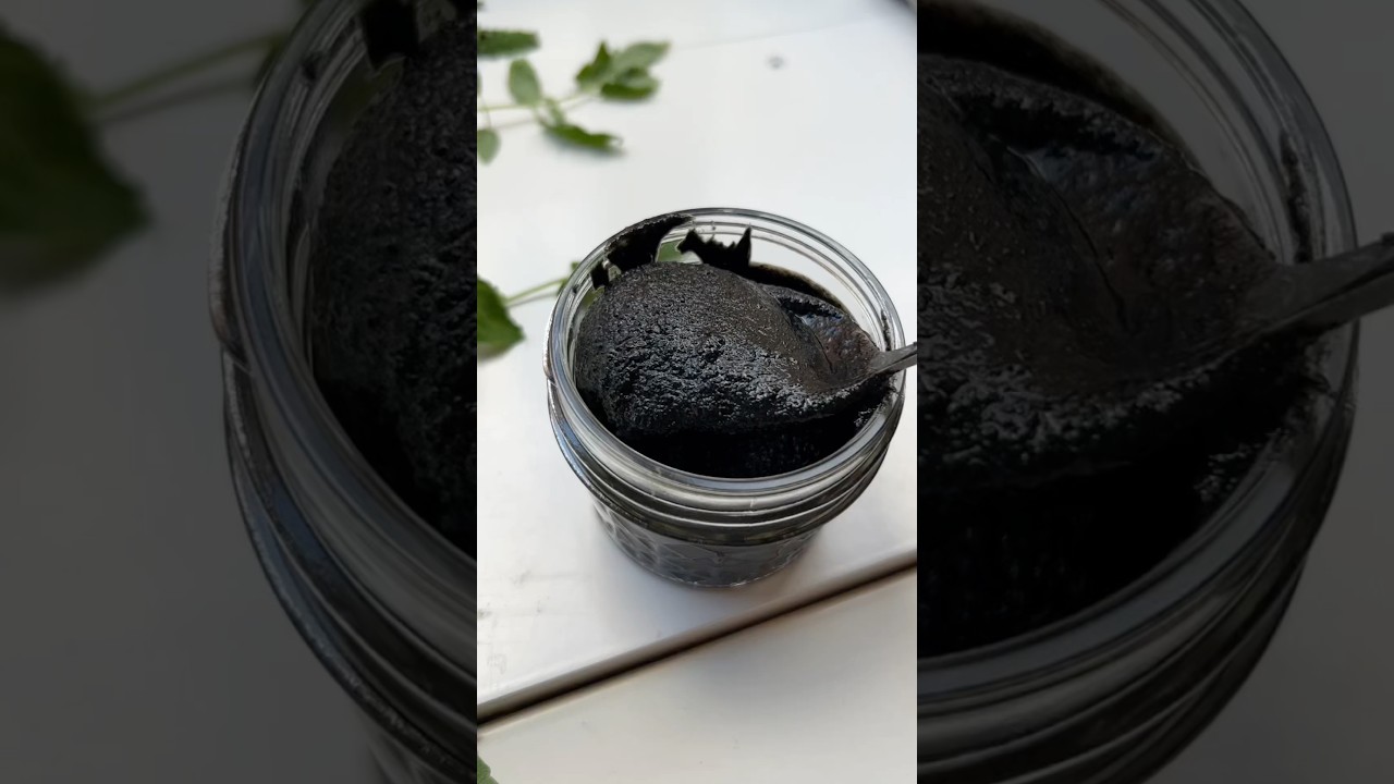 Приготовьте восхитительную пасту из черного кунжута всего из одного ингредиента!