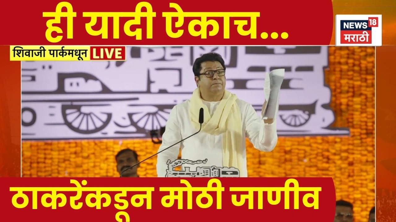 Raj Thackeray Speech | संत ज्ञानेश्वर ते छत्रपती शिवाजी महाराज; महापुरुषांची आठवण करून देत सवाल