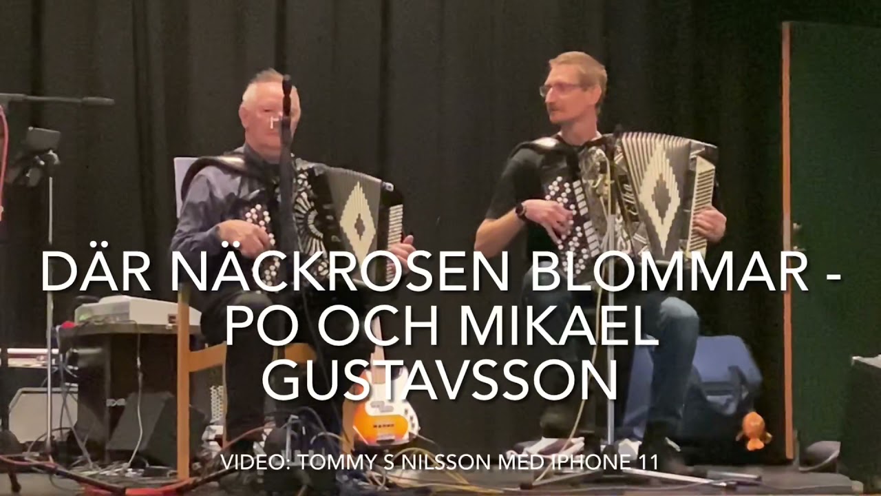 Där näckrosen blommar - P-O och Mikael - Ljungsbro 2021 Dragspelsträff