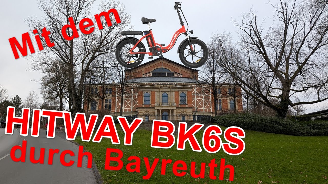 Mit dem HITWAY BK6S durch Bayreuth | Sightseeing-Tour mit dem faltbaren Gelände-E-Bike
