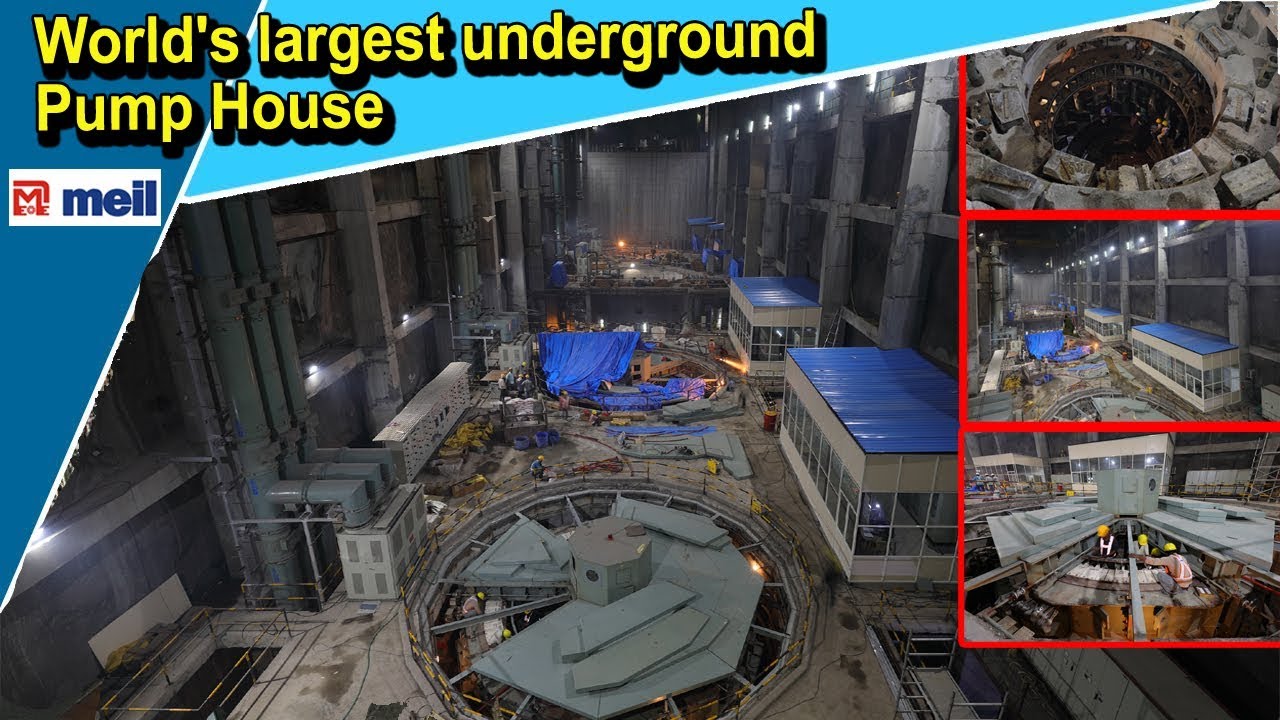 Kaleshwaram Project | MEIL Executes The World's Largest Underground PumpHouse | MEIL