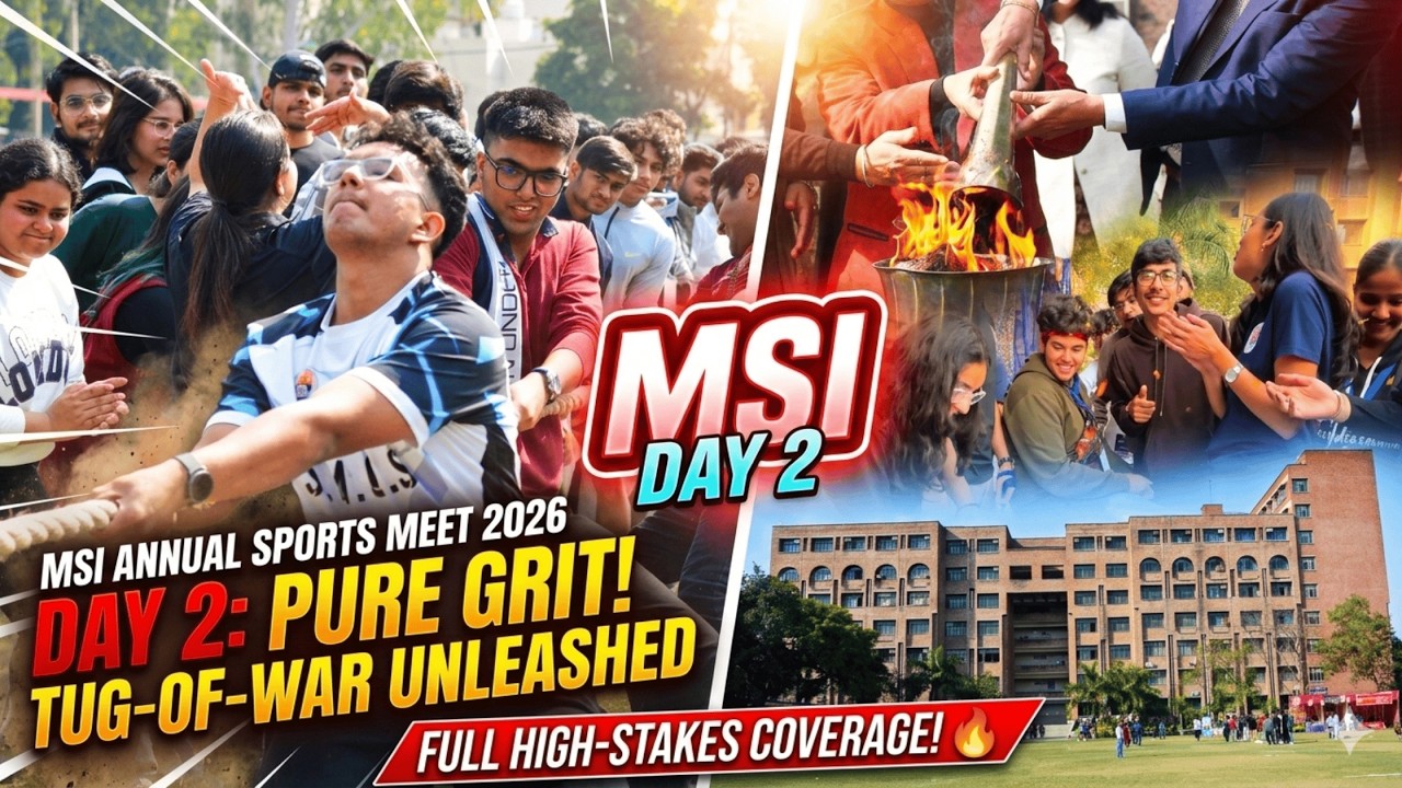 MSI Annual Sports Meet 2026! 🏃‍♂️ | Day 2 Highlights #SportsMeet2026#CollegeSports#dailyvlog 