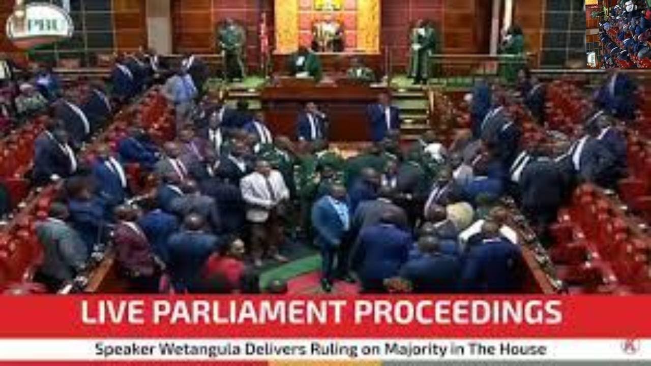DRAMA IN PARLIAMENT AS MP JUNET LECTURES GACHAGUA ALLIES LIKE KIDS CELEBRATING RAILA LOSE!!