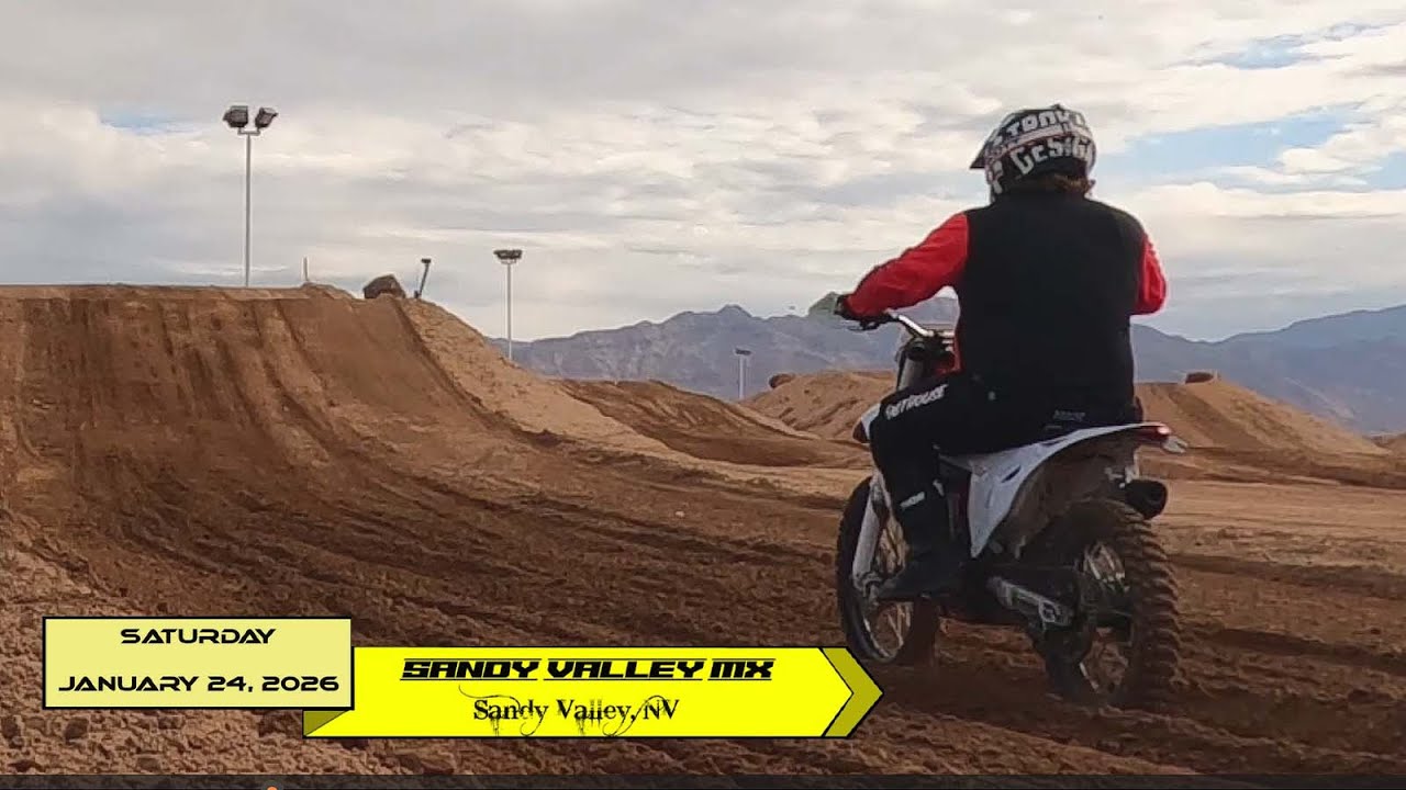 Practice at Sandy Valley MX Saturday January 24, 2026