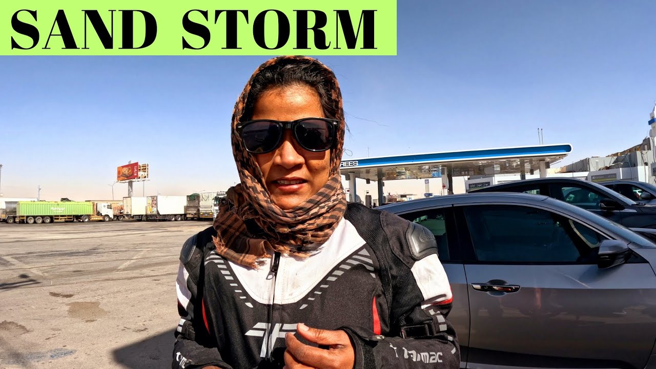 Sand Storm in Saudi Arabia | Bike Mechanic  Riyadh | U Walk Riyadh | Best Place for nightout Riyadh
