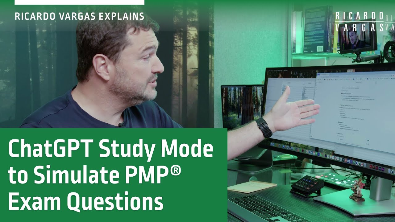 Использование режима обучения ChatGPT для моделирования вопросов PMP с Рикардо Варгасом