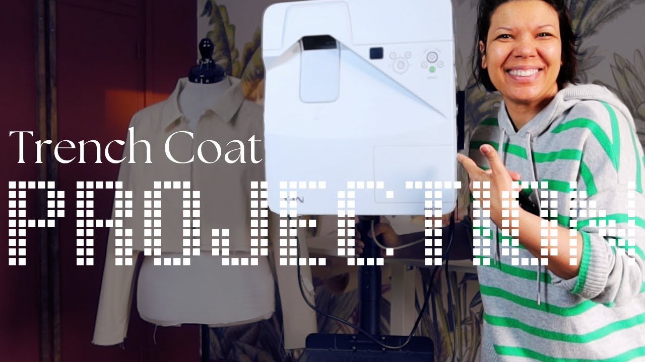 Trench Coat | Comment je projette mes propres patrons et ce que j'en pense ( pas que tu bien!)