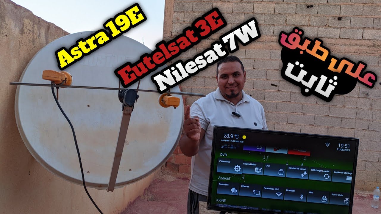 Как принять 3 спутника с помощью линейки 📡 Nilesat 7W📡 Eutelsat 3E📡 Astra 19E на фиксированной ан...
