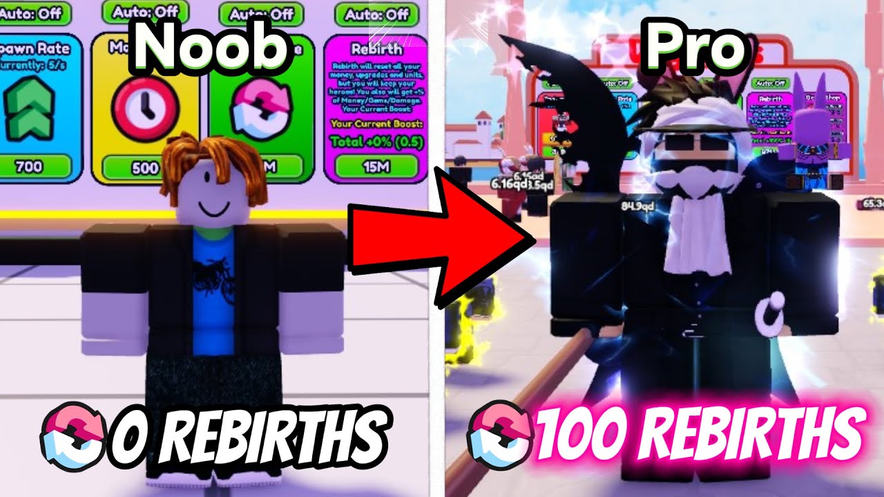 I Reached 100 Rebirths in Merge Anime Simulator!