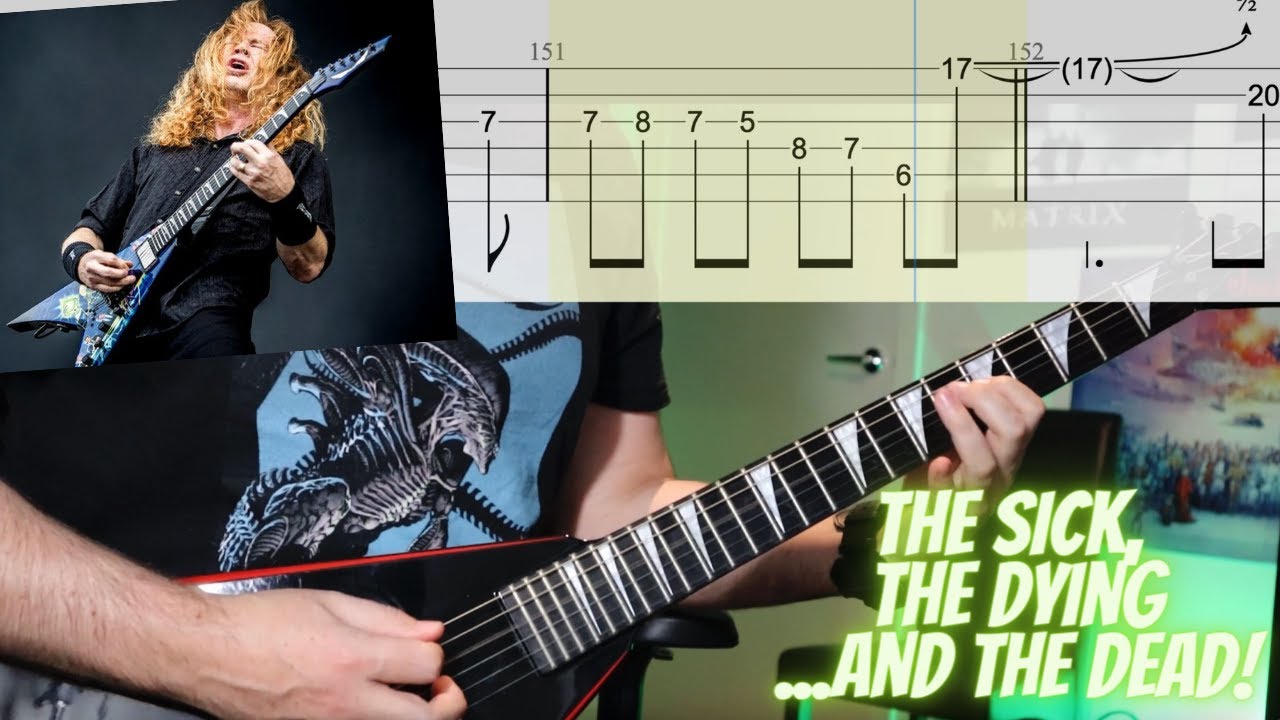Megadeth - The Sick, The Dying...And The Dead Guitar Cover (with Guitar Tabs)