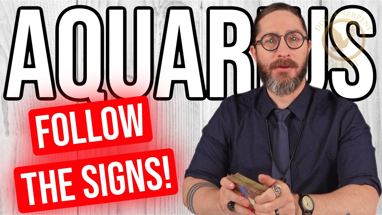 AQUARIUS - OMG! DON’T IGNORE THIS SIGN! (tarot reading asmr)