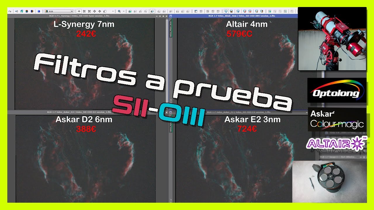 👉El MEJOR Filtro DUAL (SII-OIII) para Astrofotografía | La Comparativa DEFINITIVA🔭