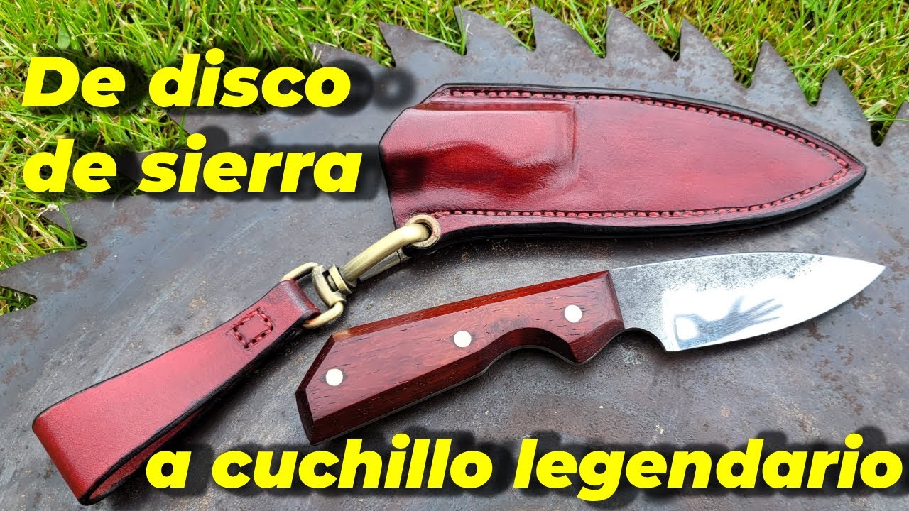 Inspired by Strider SMF - Forging a Fixed Blade Knife | Handmade from a Saw Blade